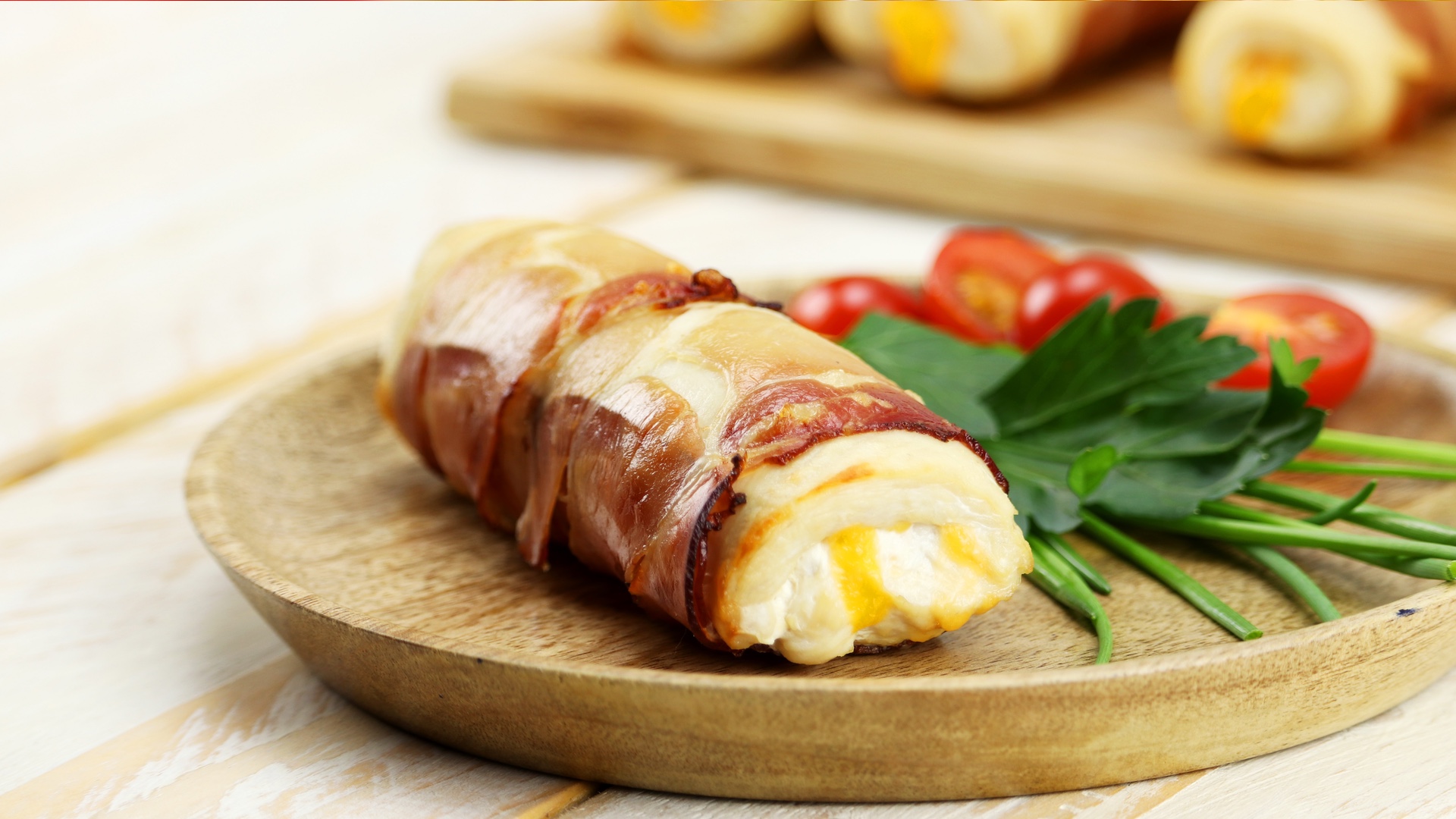 Prosciutto-Wrapped Chicken