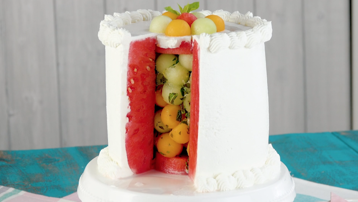 Triple Melon Cake