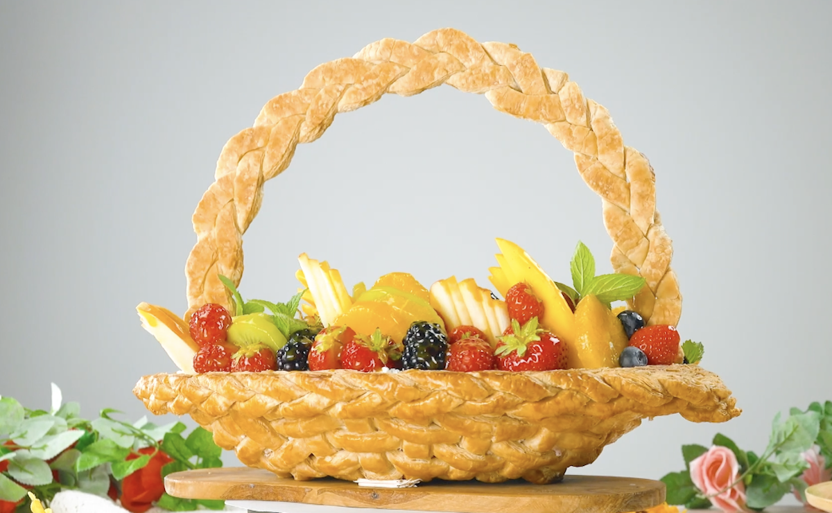 Puff Pastry Fruit Basket