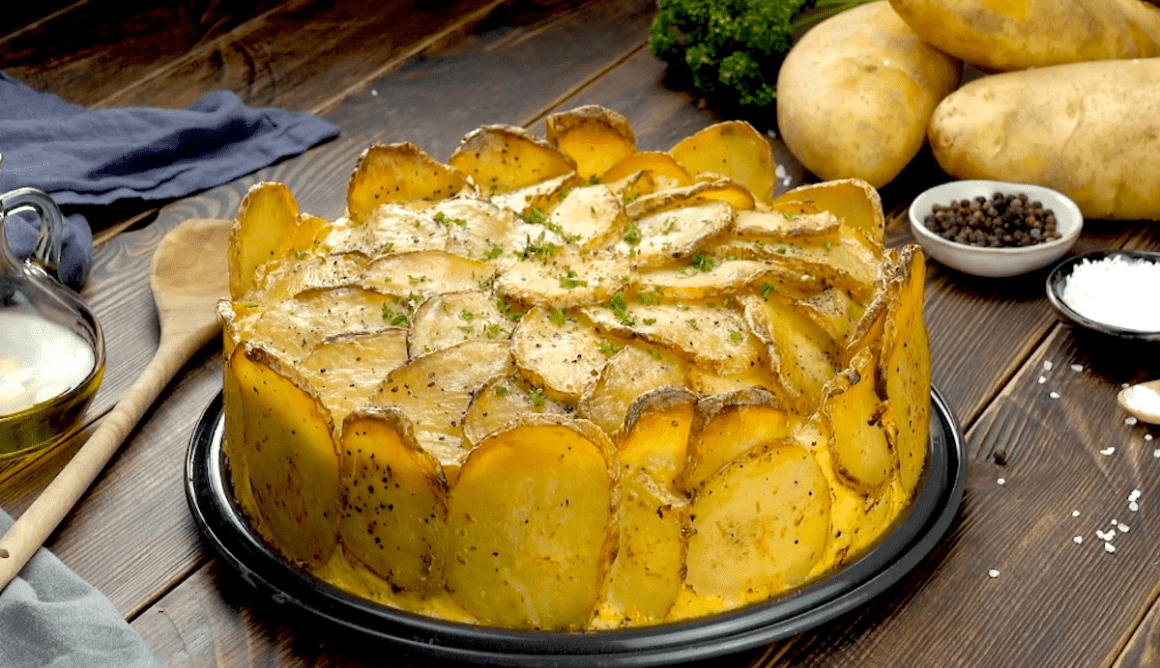 Scalloped Potatoes Cake