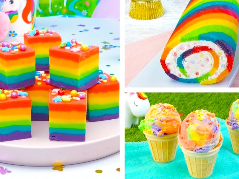 3 Radiant Rainbow Desserts