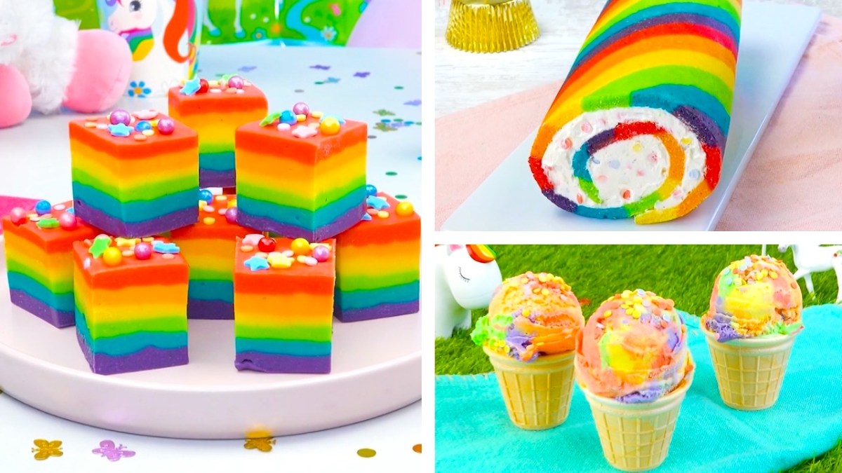 3 Radiant Rainbow Desserts