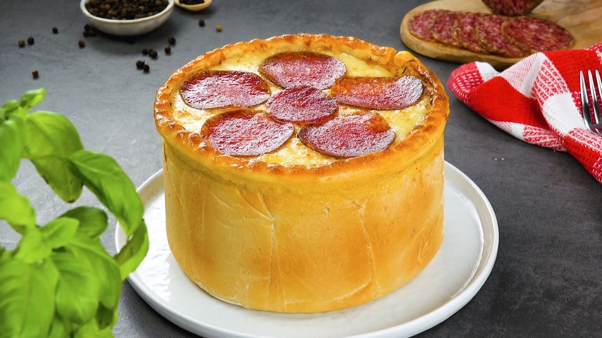 Layered Pizza Cake