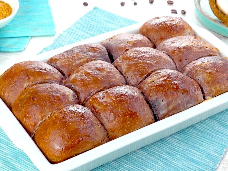 Chocolate Pani Popo Coconut Buns With A Molten Chocolate Core