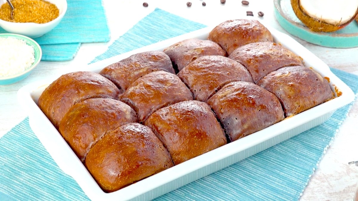 Chocolate Pani Popo Coconut Buns With A Molten Chocolate Core