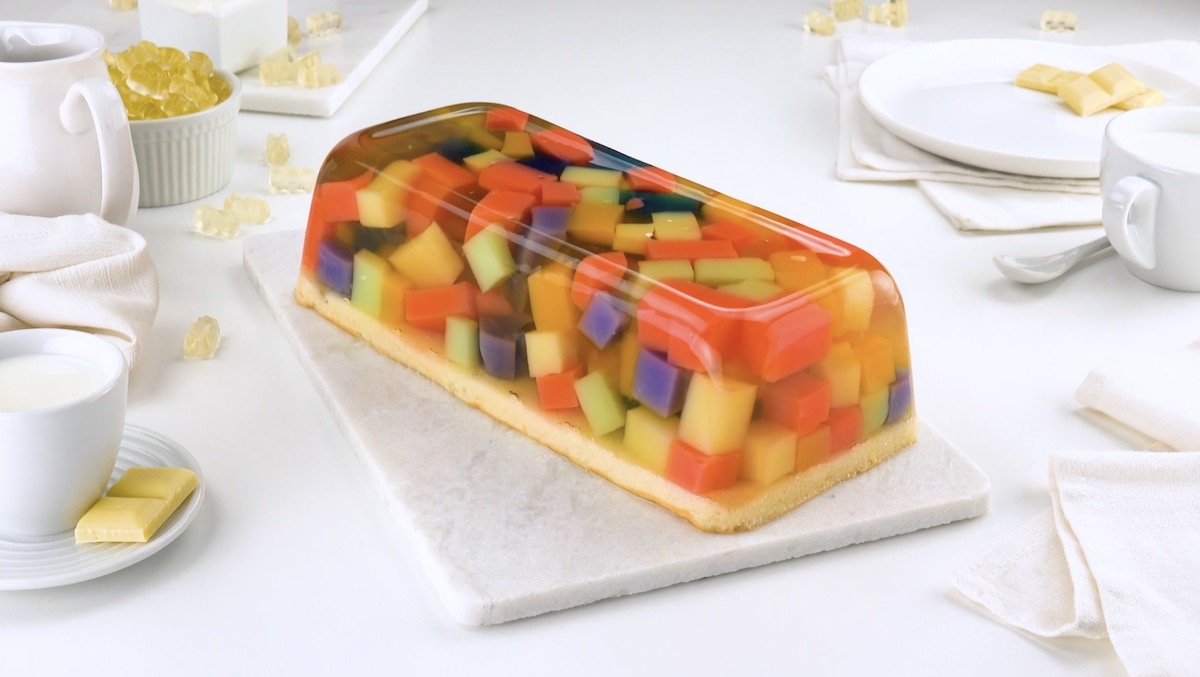 Gummy Bear Jello Cake