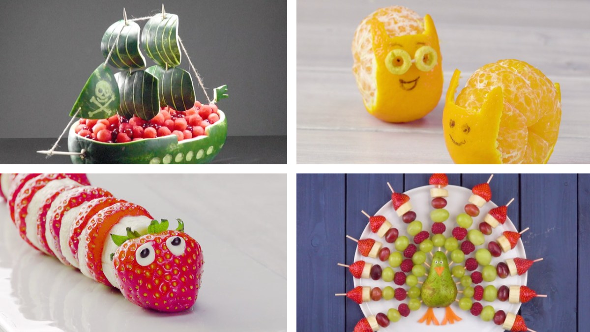 24 Fun Fruit Arrangements For Kids And Adults