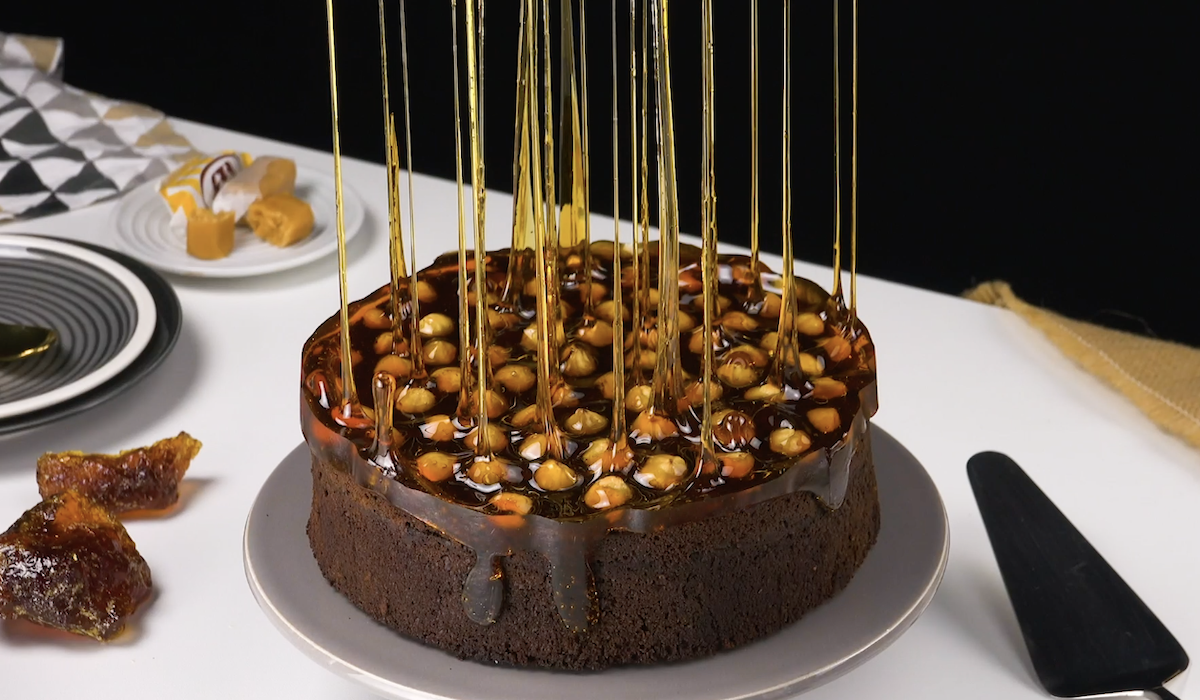 Magic Caramel Spike Cake