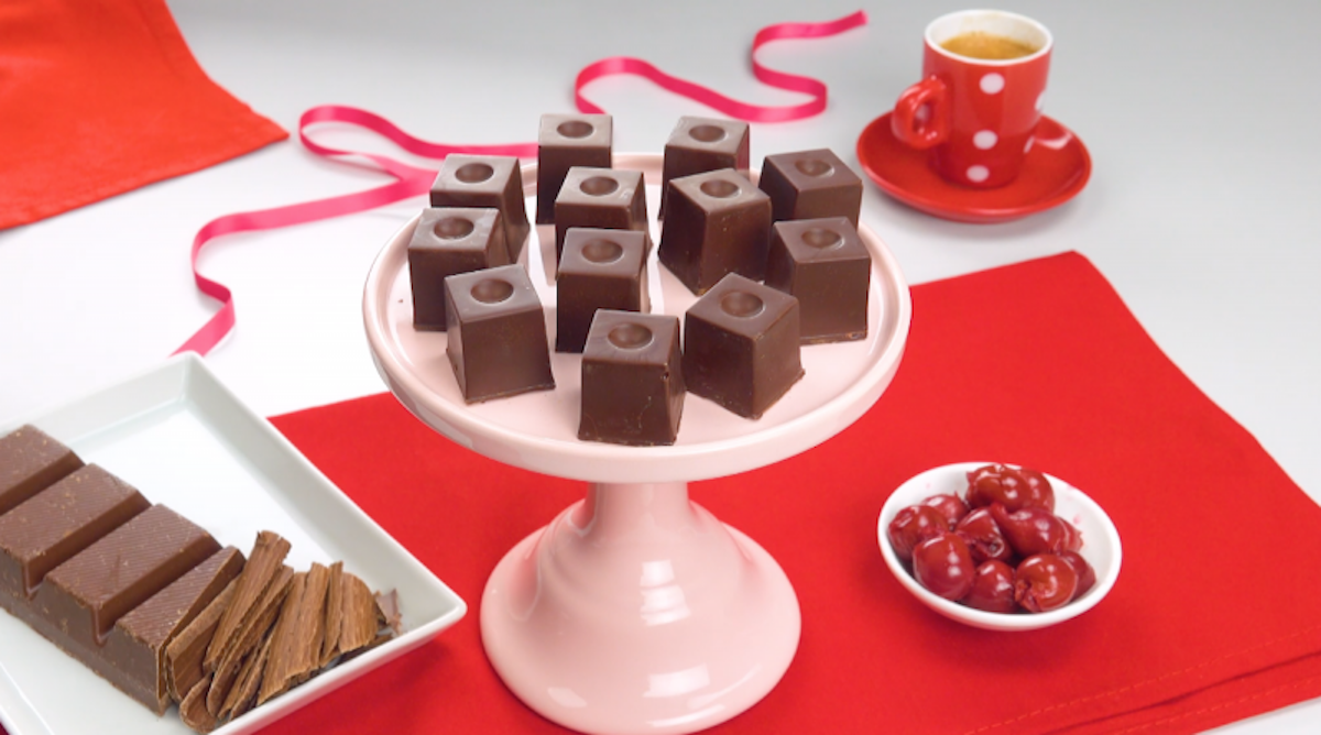 Chocolate Cherry Cordials & Chocolate Hazelnut Bites