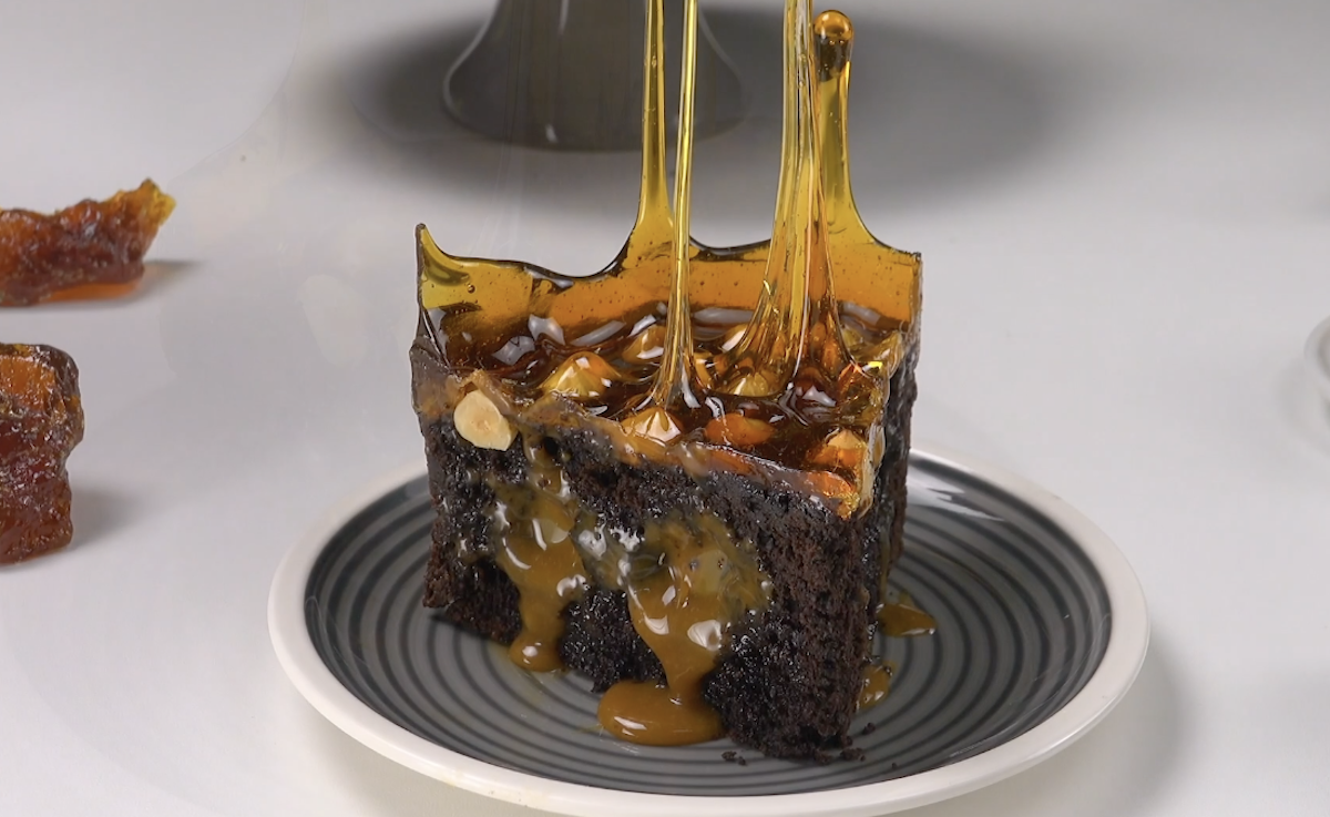 Magic Caramel Spike Cake