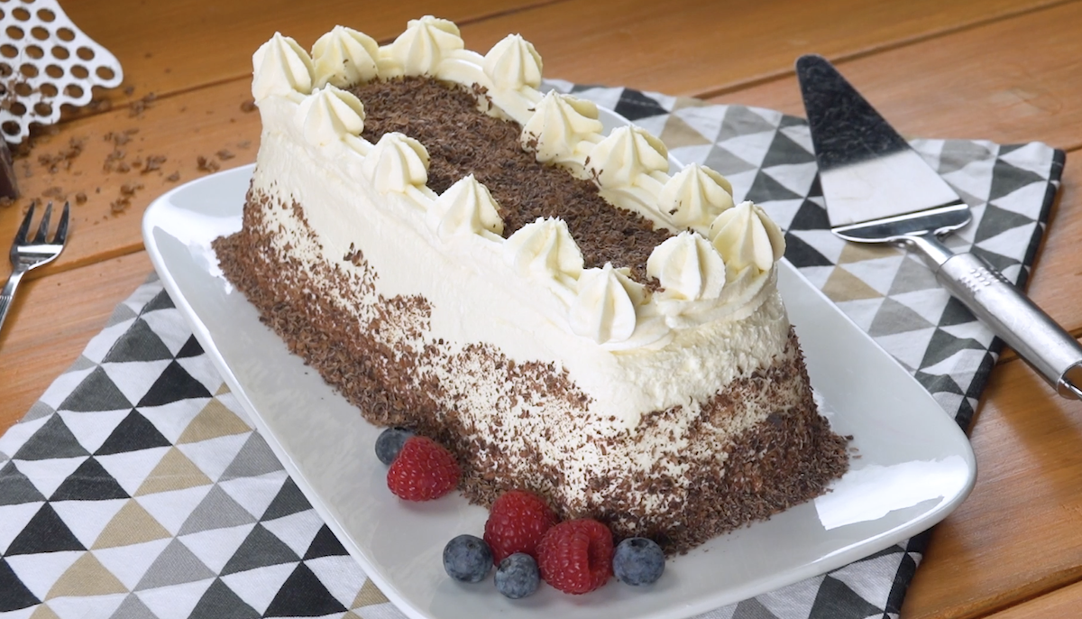 Chocolate Cream Graham Cracker Cake