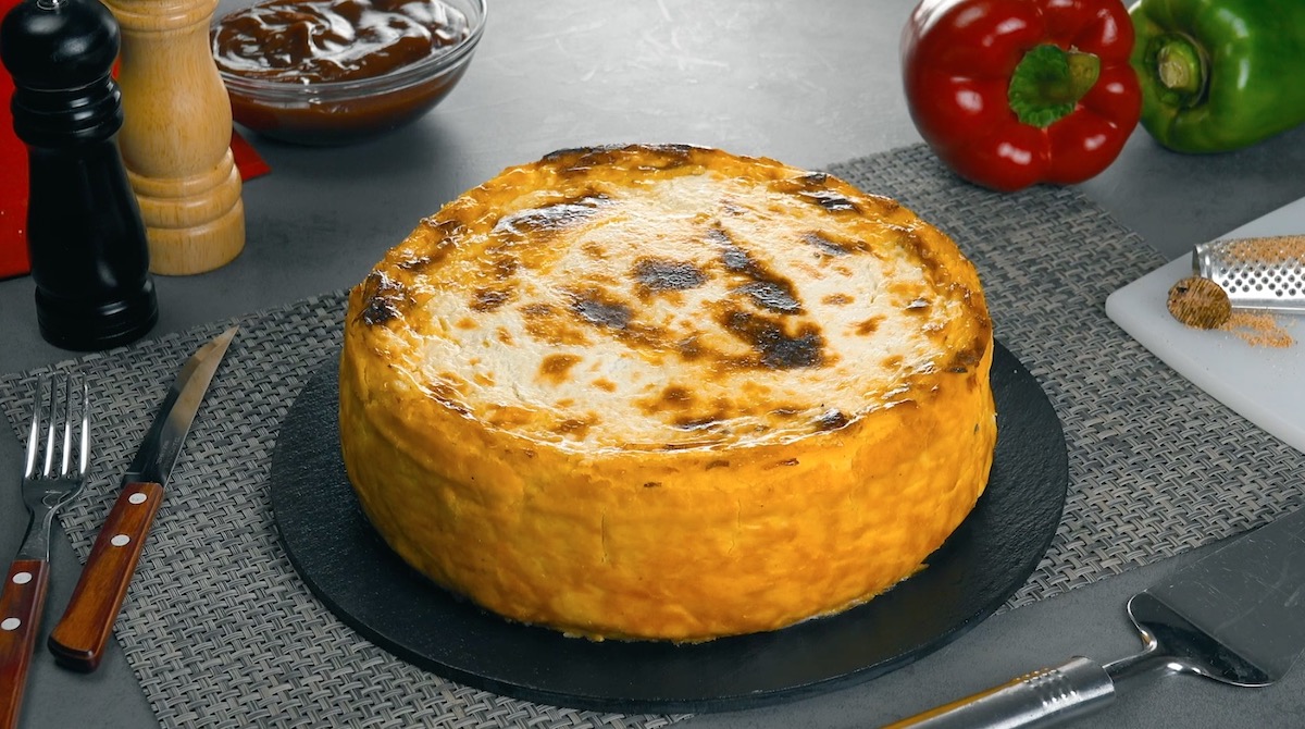 Mashed Potato BBQ Beef Pie