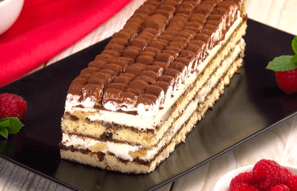 Tiramisu Ice Cream Cake