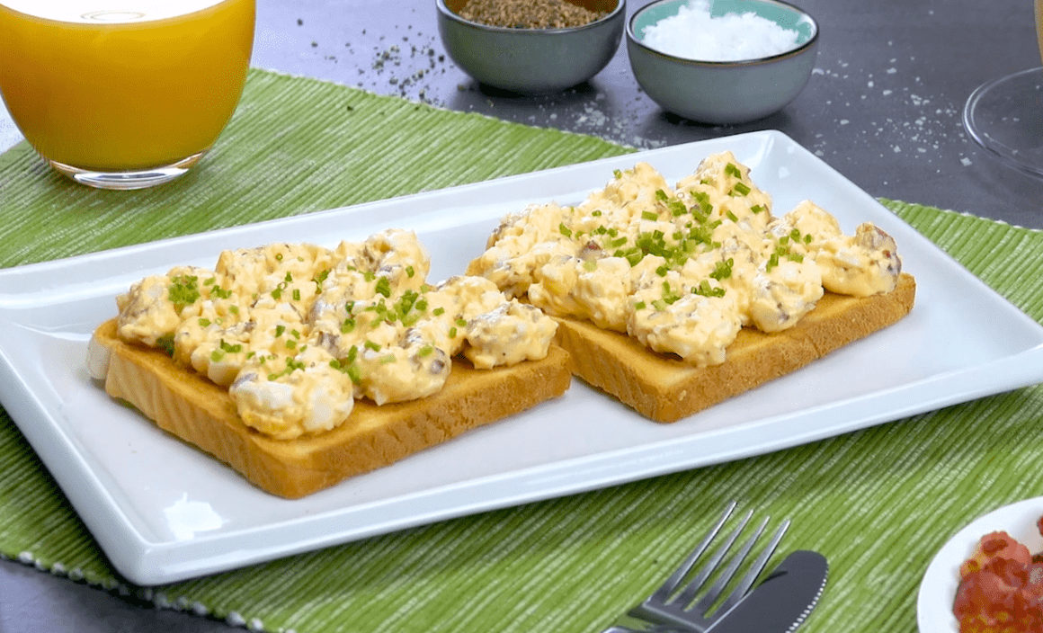 Easy Egg Salad & Sushi Bacon Egg Roll