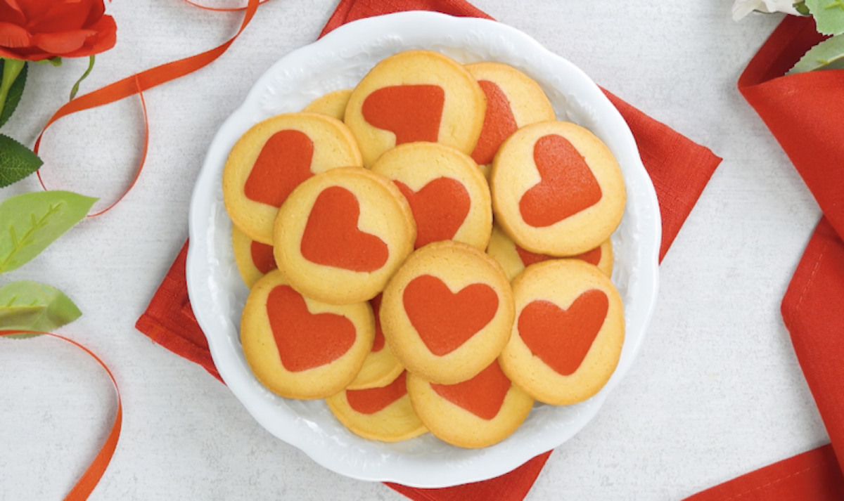 Shortbread Heart Cookies