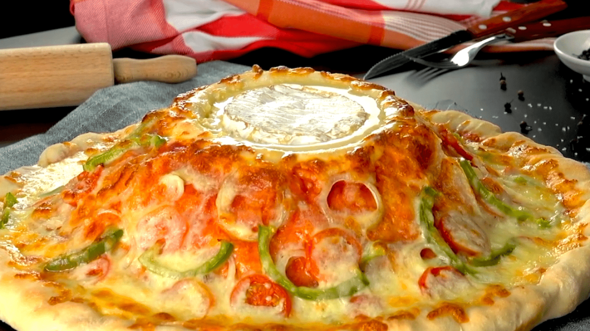 Cheesy Volcano Pizza