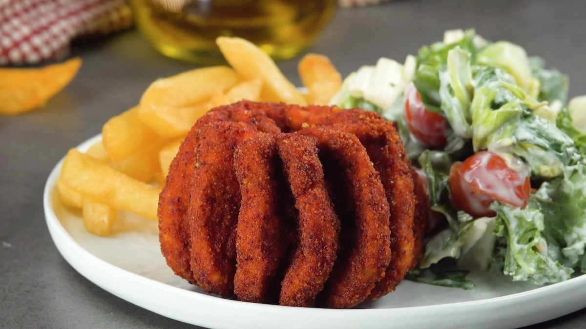 Hasselback Paprika Fried Chicken