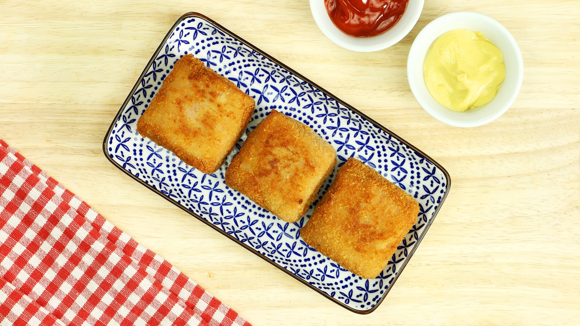 Cordon Bleu Bites with Babybel Cheese Filling