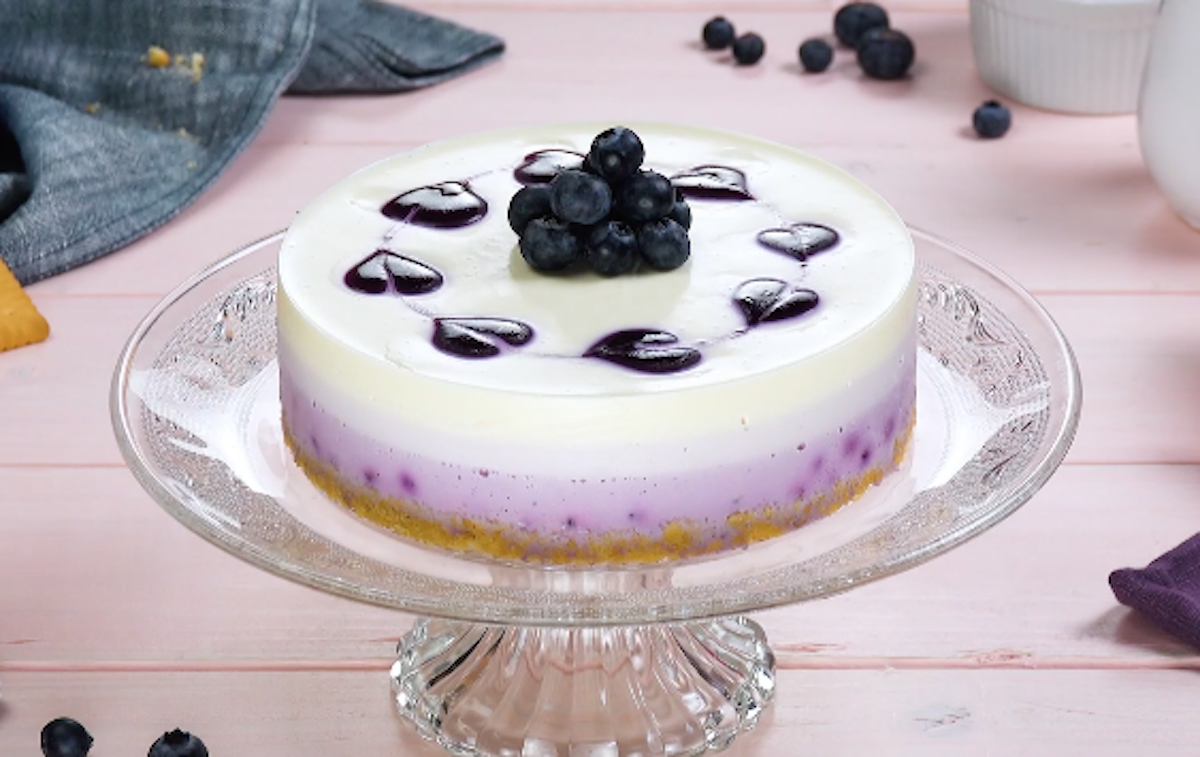 No-Bake Blueberry Cheesecake