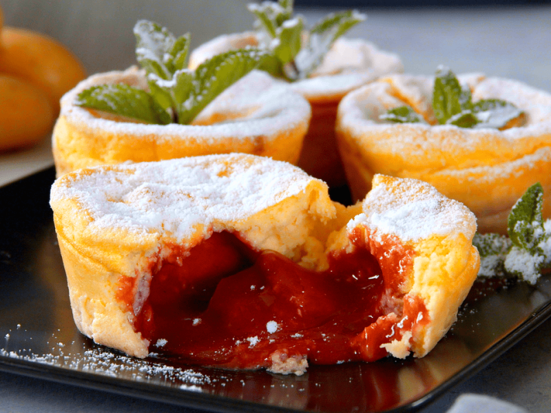 2 Potato Desserts: Potato Chimney Cakes And Potato Strawberry Soufflés