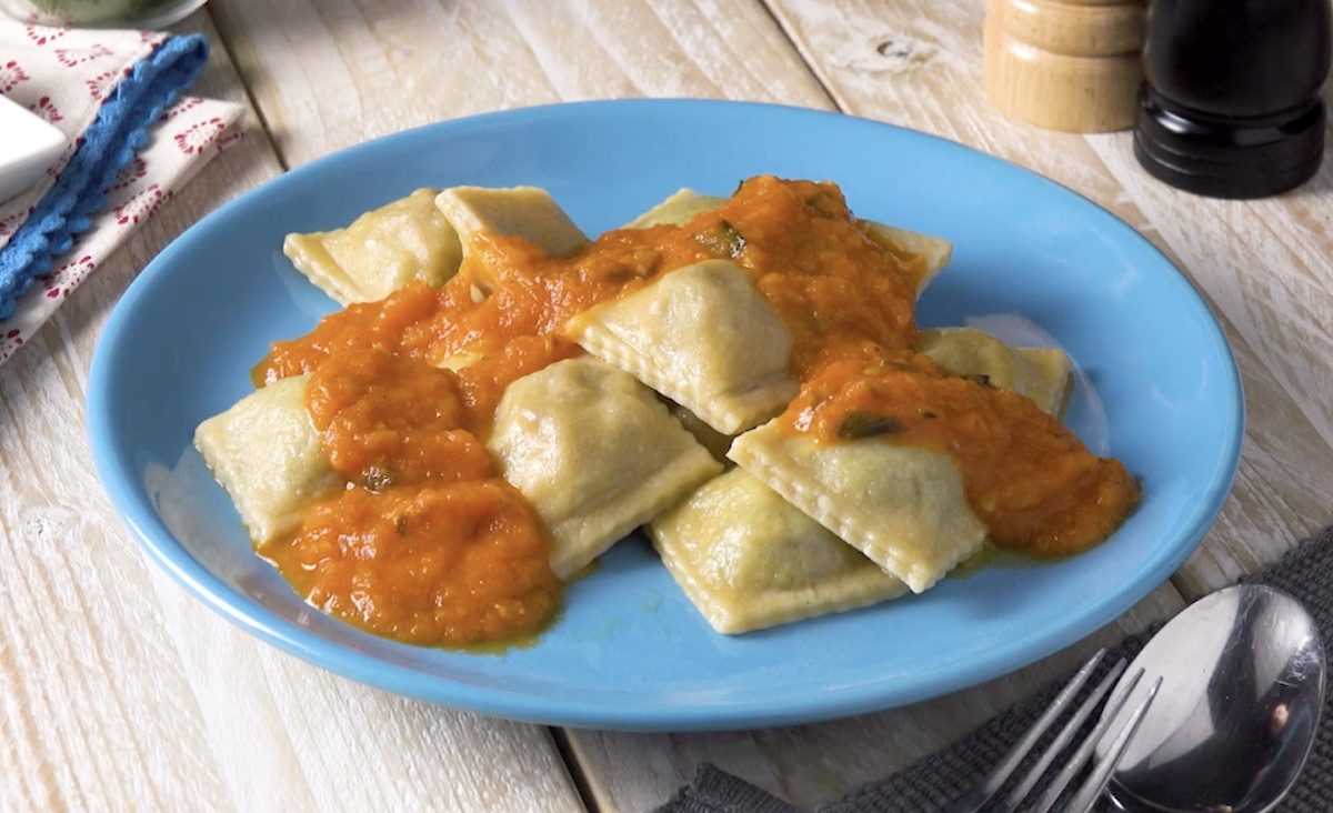 Homemade Pizza Ravioli