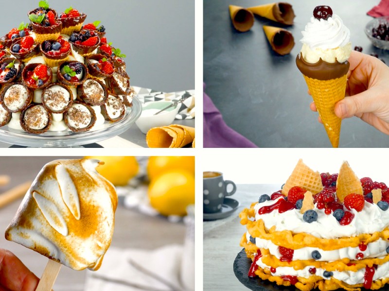 7 Wacky Recipes With Waffle Cones