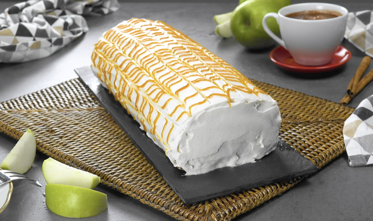 Caramel Apple Cake Roll