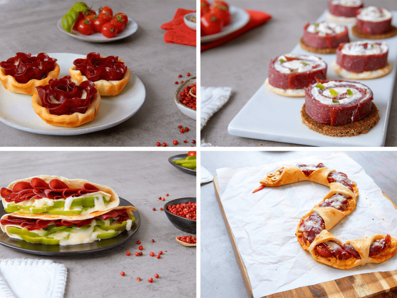 4 Sensational Salami Snacks: Salami Roses