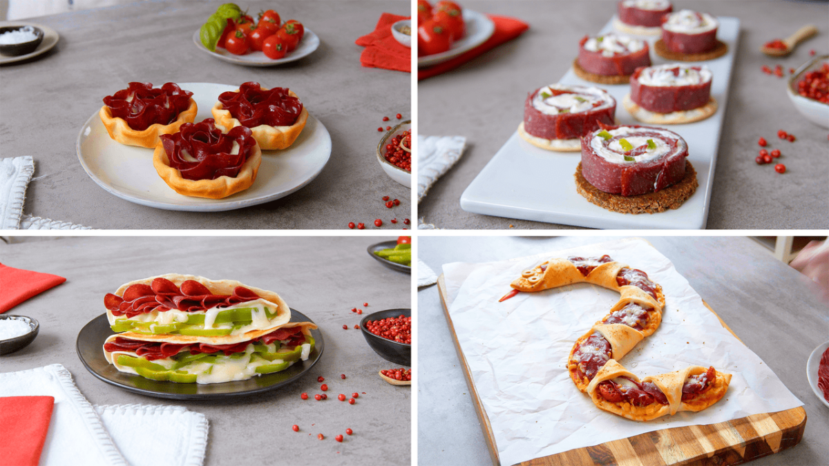 4 Sensational Salami Snacks: Salami Roses