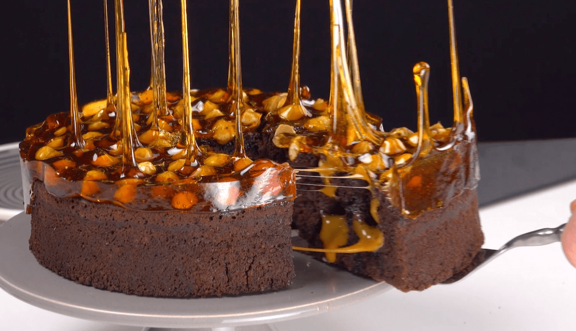 Magic Caramel Spike Cake