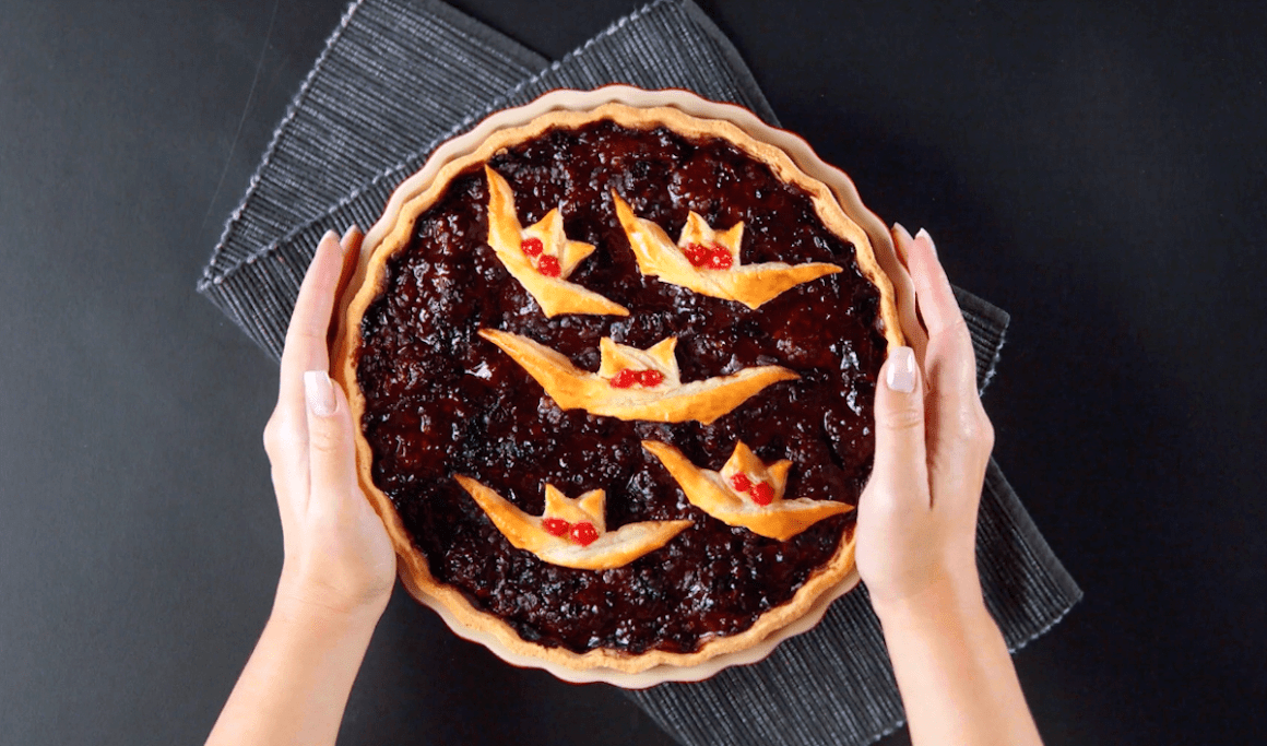 Halloween Bat Pie