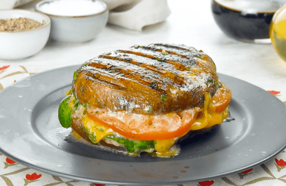 Grilled Portobello Mushroom Burger