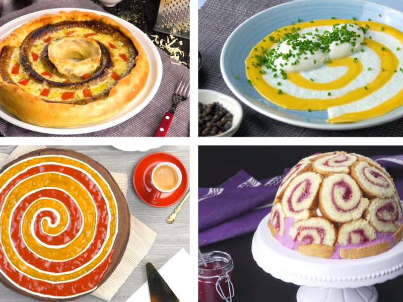 8 Swirly Twirly Spiral-Shaped Dinners And Desserts