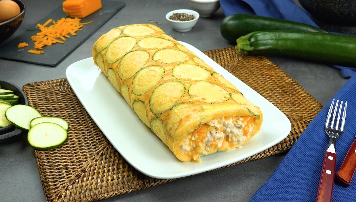 Zucchini Omelet Roll