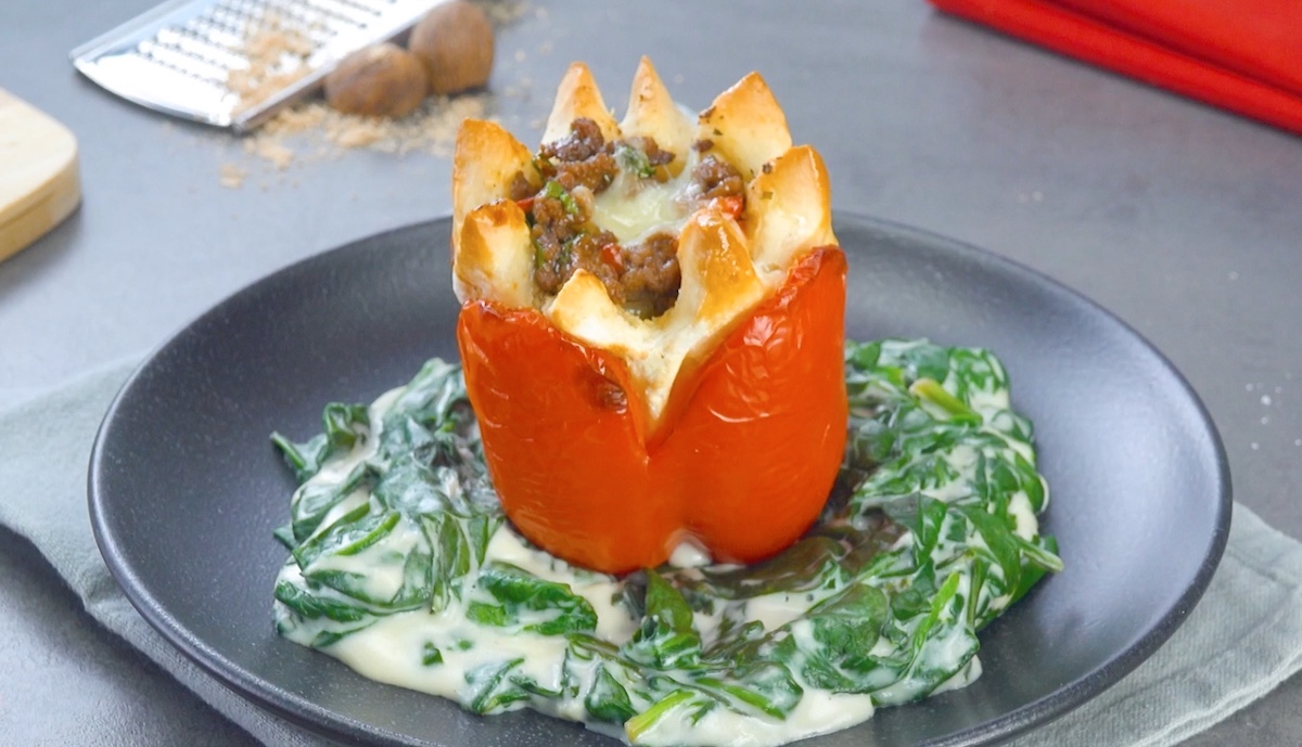 Stuffed Pepper Flowers