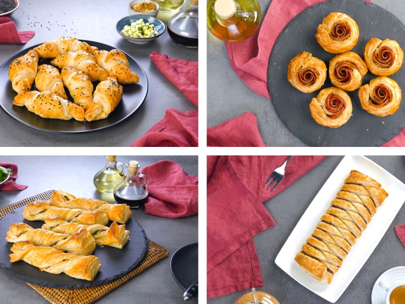 4 Easy Gourmet Puff Pastry Recipes | Lox Croissants