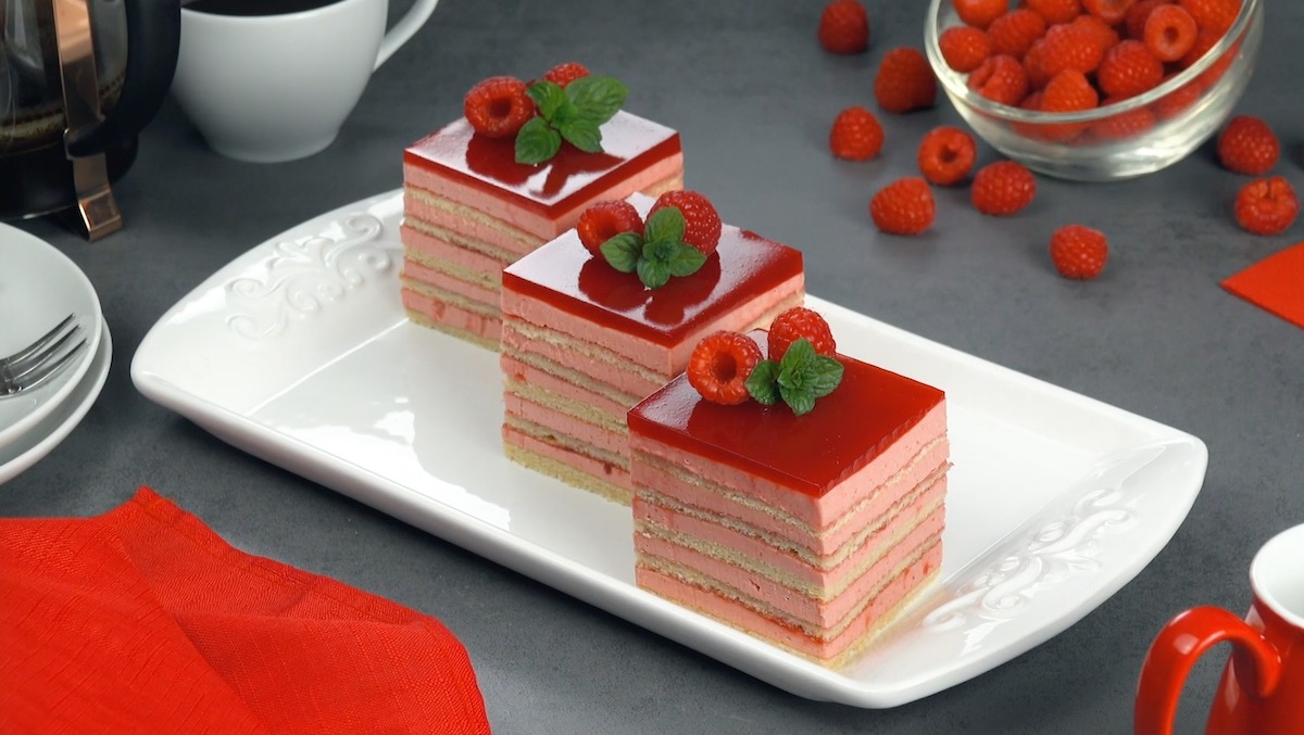 Raspberry Layer Cake