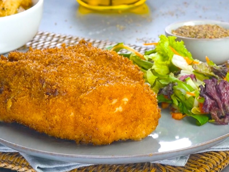 Fried Chicken Stuffed 4 Ways: Hawaiian