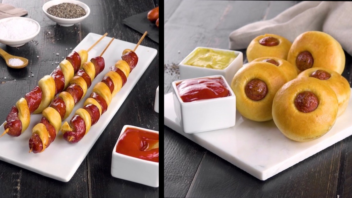 4 Easy Snacks With Hot Dogs And Pizza Dough